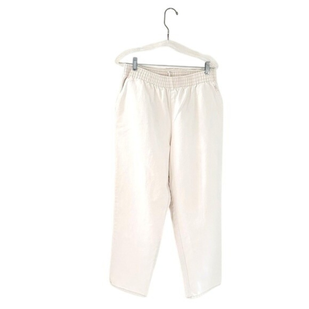 Vintage Chic white pull on‎ pant - M/L